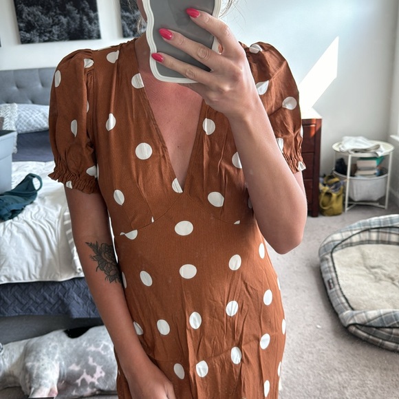 NWT polka dot maxi dress - Picture 3 of 3